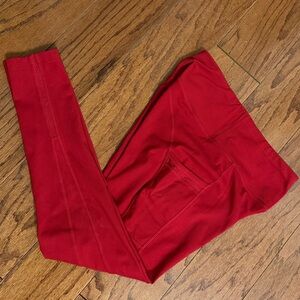 C Active Red leggings - Size Small